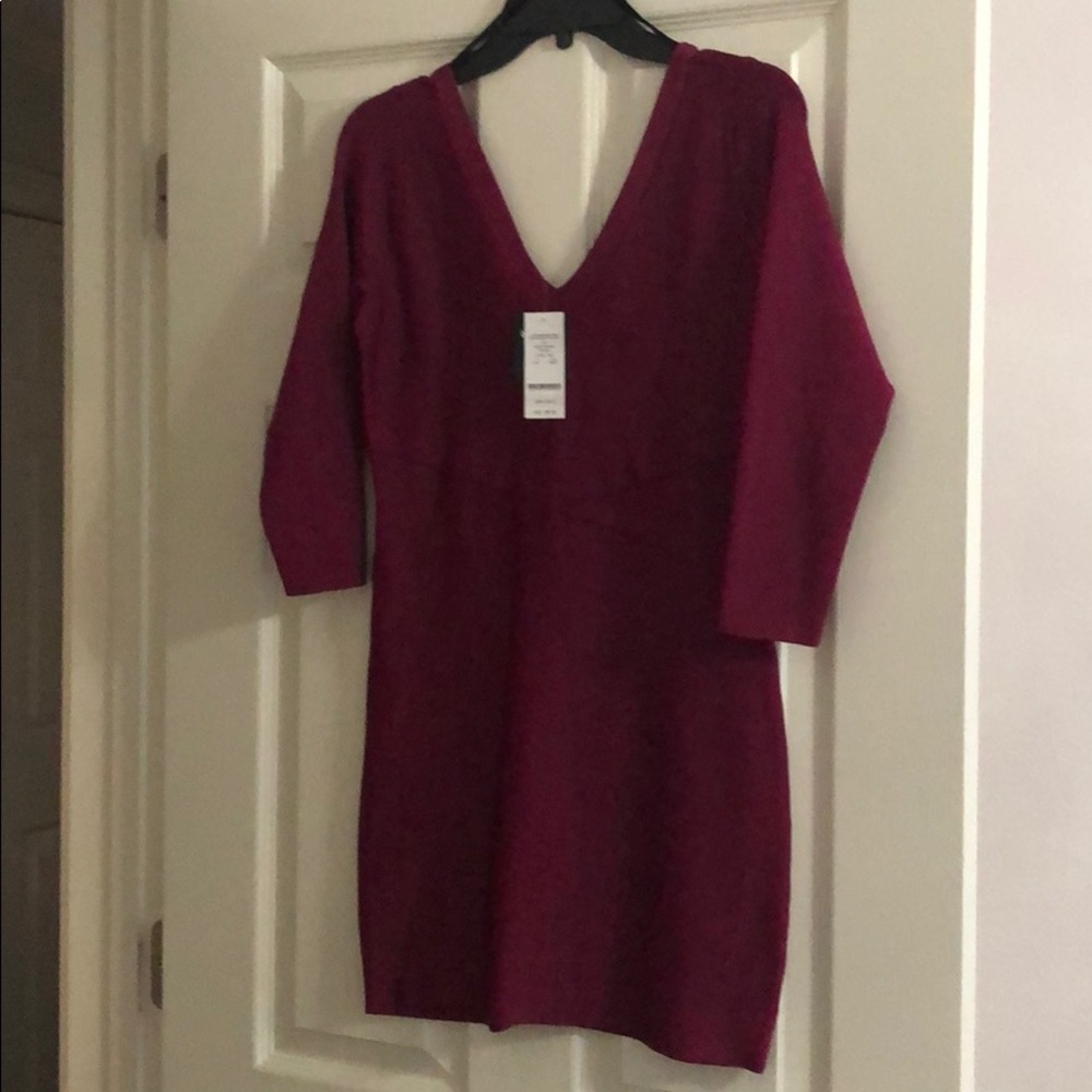 Bebe maroon dress